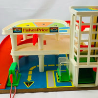 Fisher Price Action Garage with Accessories - 1982 - Great Condition