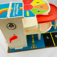 Fisher Price Action Garage with Accessories - 1982 - Great Condition