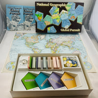 National Geographic Global Pursuit Game - 1987 - Great Condition