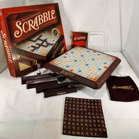Scrabble Deluxe Turntable Game - 2001 - Milton Bradley - Great Condition