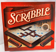 Scrabble Deluxe Turntable Game - 2001 - Milton Bradley - Great Condition