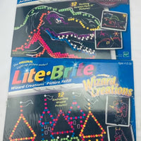 Lite Brite Potato Head Edition - 1998 - 40+ Unpunched Sheets - 200+ Pegs - Working - Great Condition