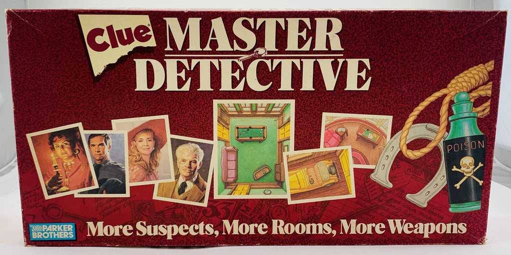 Clue Master Detective Game - 1988 - Parker Brothers - Great Condition