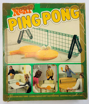 Nerf Ping Pong Set - 1982 - Parker Brothers - Good Condition