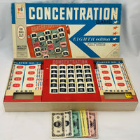 Concentration Game 8th Edition - 1968 - Milton Bradley - Great Condition