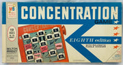 Concentration Game 8th Edition - 1968 - Milton Bradley - Great Condition