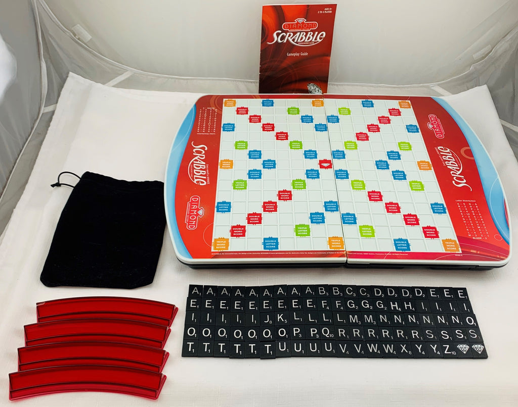 Scrabble Diamond Deluxe Edition - Hasbro - Great Condition