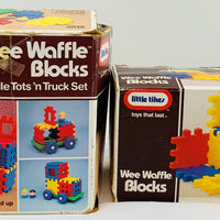 Wee Waffle Blocks 2 Sets - 1985 - Playskool - Great Condition