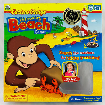 Curious George Discovery Beach Game - 2009 - I Can Do That! Games - Great Condition