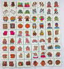 Memory Game Fronts and Backs - 1980 - Milton Bradley - Very Good Condition