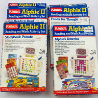 Alphie and Alphie II Robots W/ Many Accessories - 1979 - Playskool - Very Good Condition