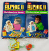 Alphie and Alphie II Robots W/ Many Accessories - 1979 - Playskool - Very Good Condition