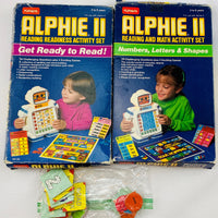 Alphie and Alphie II Robots W/ Many Accessories - 1979 - Playskool - Very Good Condition