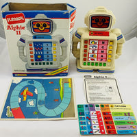 Alphie and Alphie II Robots W/ Many Accessories - 1979 - Playskool - Very Good Condition