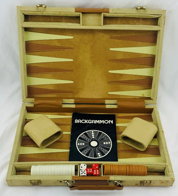 Cream Colored Backgammon Game 15.5