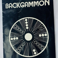 Cream Colored Backgammon Game 15.5" x 10" - Complete - Great Condition