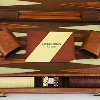 Backgammon Game 18.5" x 12" - Complete - Great Condition