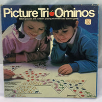 Picture Tri-Ominos Game - 1980 - Pressman - Great Condition