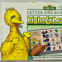 Sesame Street Light & Learn - 1986 - Milton Bradley - Great Condition