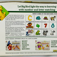 Sesame Street Light & Learn - 1986 - Milton Bradley - Great Condition