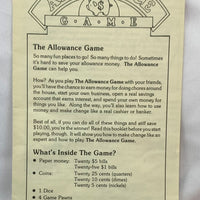 Allowance Game - 1984 - Lakeside - Great Condition