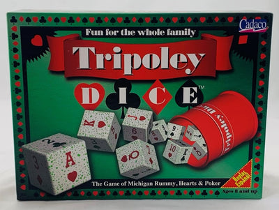 Tripoley Dice Game - 1997 - Cadaco - New