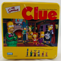 Simpsons Clue Game in Tin - 2002 - Parker Brothers - Great Condition