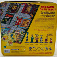 Simpsons Clue Game in Tin - 2002 - Parker Brothers - Great Condition