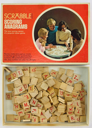 Scrabble Scoring Anagrams Game - 1975 - Selchow & Righter - Great Condition