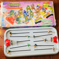 TMNT Teenage Mutant Ninja Turtles Sewer Hockey Game - 1990 - Remco - Very Good Condition
