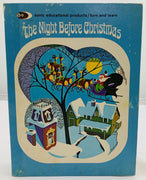 Night Before Christmas Turn and Learn Book - 1961 - Sonic Educational Products - Great Condition