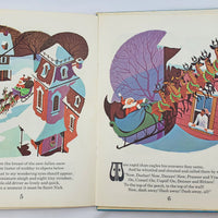 Night Before Christmas Turn and Learn Book - 1961 - Sonic Educational Products - Great Condition