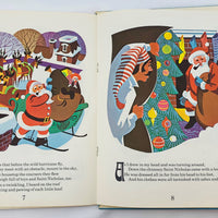 Night Before Christmas Turn and Learn Book - 1961 - Sonic Educational Products - Great Condition