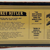 Secret Hitler Game - 2016 - Wolf & Cabbage - New/Sealed