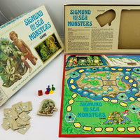 Sigmund and the Sea Monsters Game - 1975 - Milton Bradley - Very Good Condition