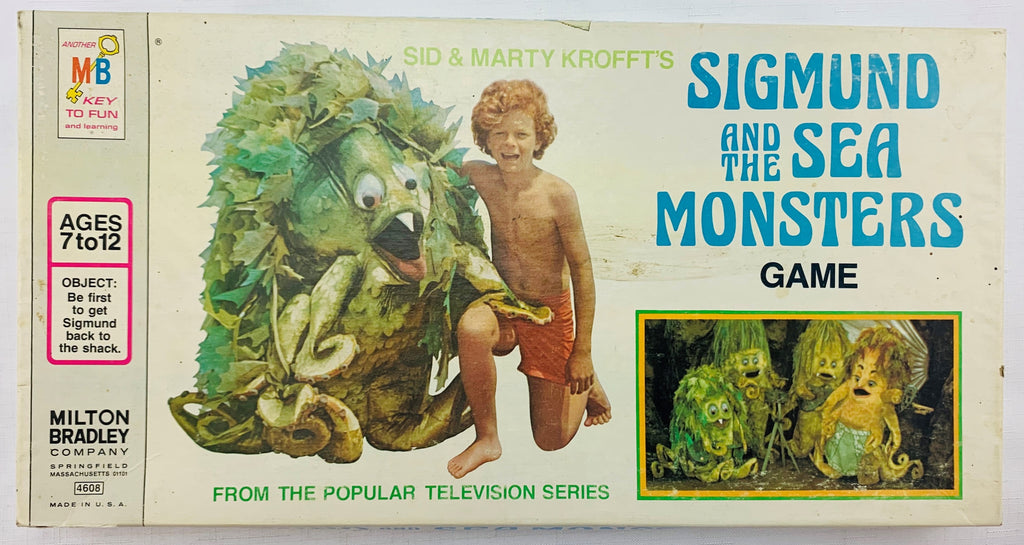 bbc sea monsters game Sigmund and the Sea Monsters Game - 1975 - Milton Bradley - Very Good