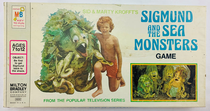 Sigmund and the Sea Monsters Game - 1975 - Milton Bradley - Very