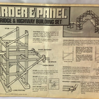 Girder & Panel Action Building Set Bridge & Highway - Complete - Great Condition