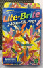 Lite Brite - 1984 - 25+ Unpunched Sheets - New Box of Pegs - Working - Very Good Condition