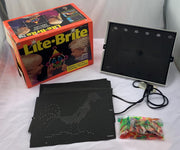 Lite Brite - 1992 - 10+ Unpunched Sheets - 200+ Pegs - Working - Very Good Condition