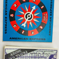 Money Card An American Express Travel Game - 1972 - Schaper - Great Condition
