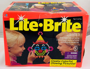 Lite Brite - 1992 - 10+ Unpunched Sheets - 200+ Pegs - Working - Very Good Condition