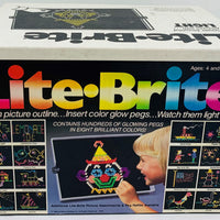 Lite Brite - 1984 - 10+ Unpunched Sheets - 200+ Pegs - Working - Very Good Condition