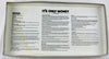 It's Only Money Game - 1987 - Great Condition