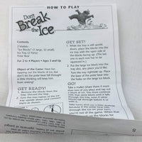 Don't Break the Ice Game - 1999 - Milton Bradley - Great Condition