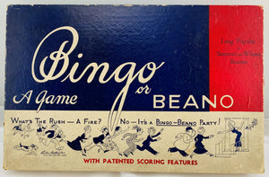 Bingo or Beano Set - 1933 - Parker Brothers - Good Condition