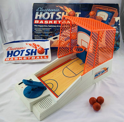 Hot Shots Basketball Game - 1992 - Milton Bradley - Great Condition