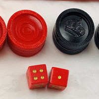 Backgammon, Checkers, & Acey Ducey - 1958 - Milton Bradley - Very Good Condition