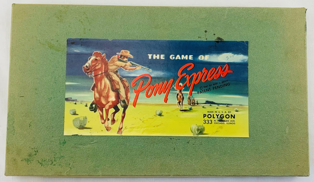 The Game of Pony Express - 1947 - Polygon - Good Condition