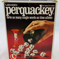 Perquackey Game - 1975 - Lakeside - Great Condition